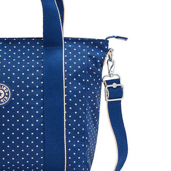 Kipling Asseni Small Printed Tote Veske Blå | NO 1748KO